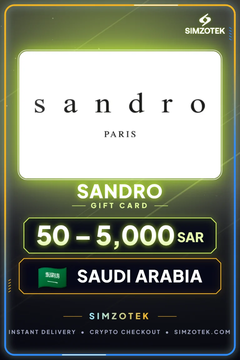 Sandro Hediye Kartı (Suudi Arabistan)