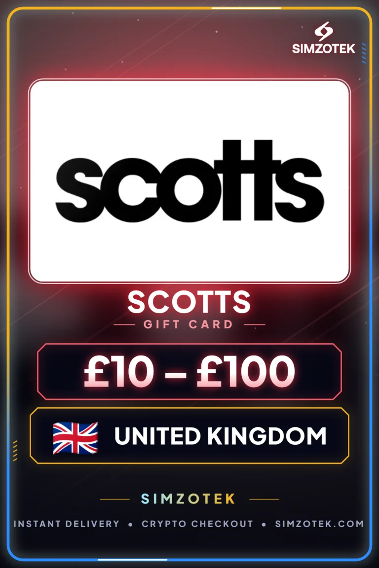 Karta podarunkowa Scotts (Wielka Brytania)