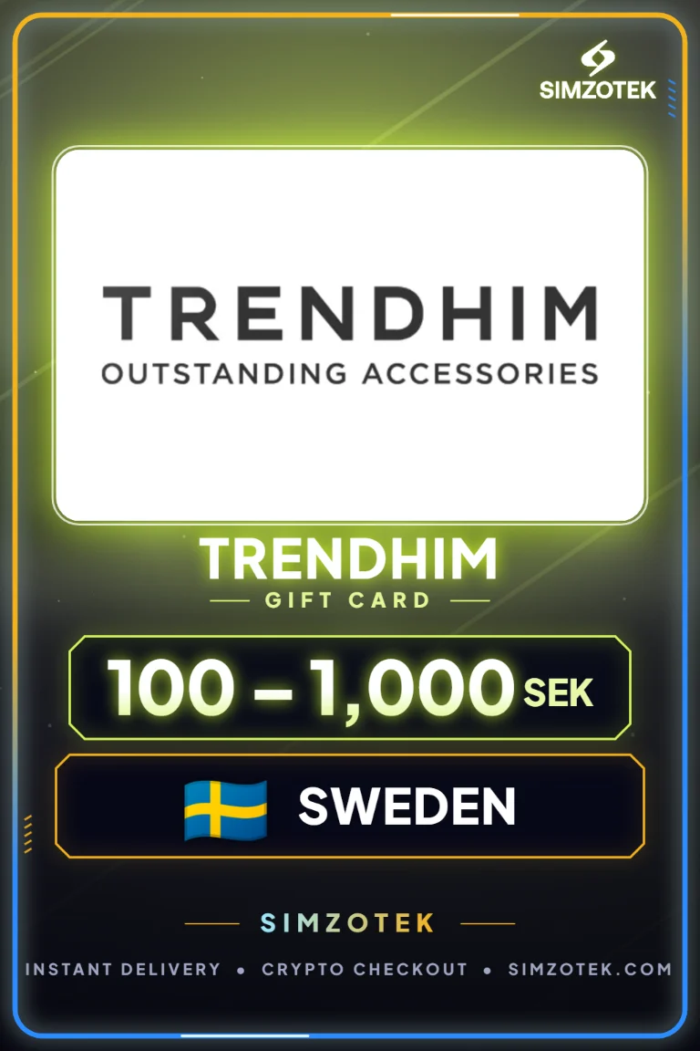 Trendhim 기프트카드 (스웨덴)