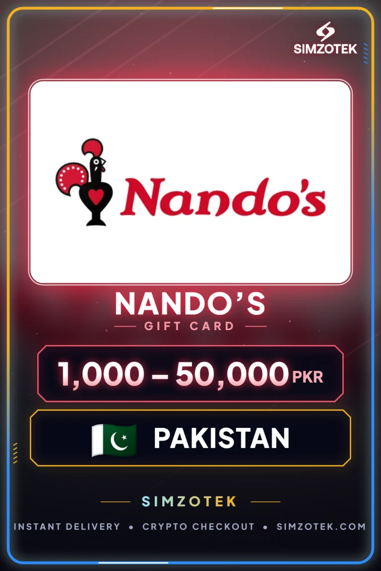 Nando’s Geschenkkarte (Pakistan)