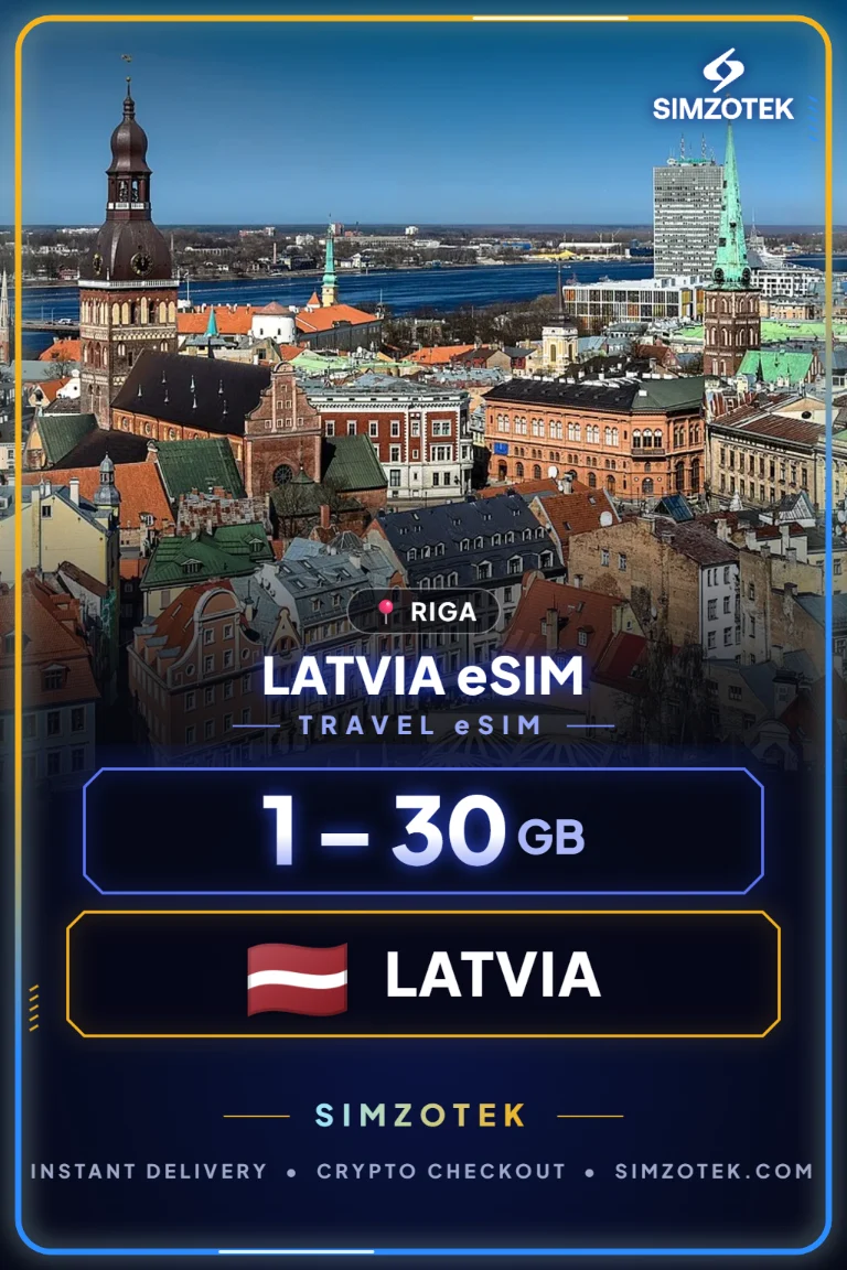 Latvia eSIM – Data Plans