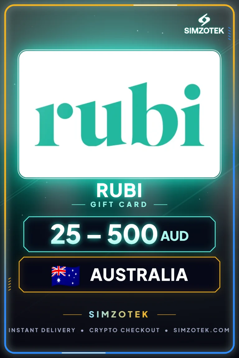 Rubi dovanų kortelė (Australija)