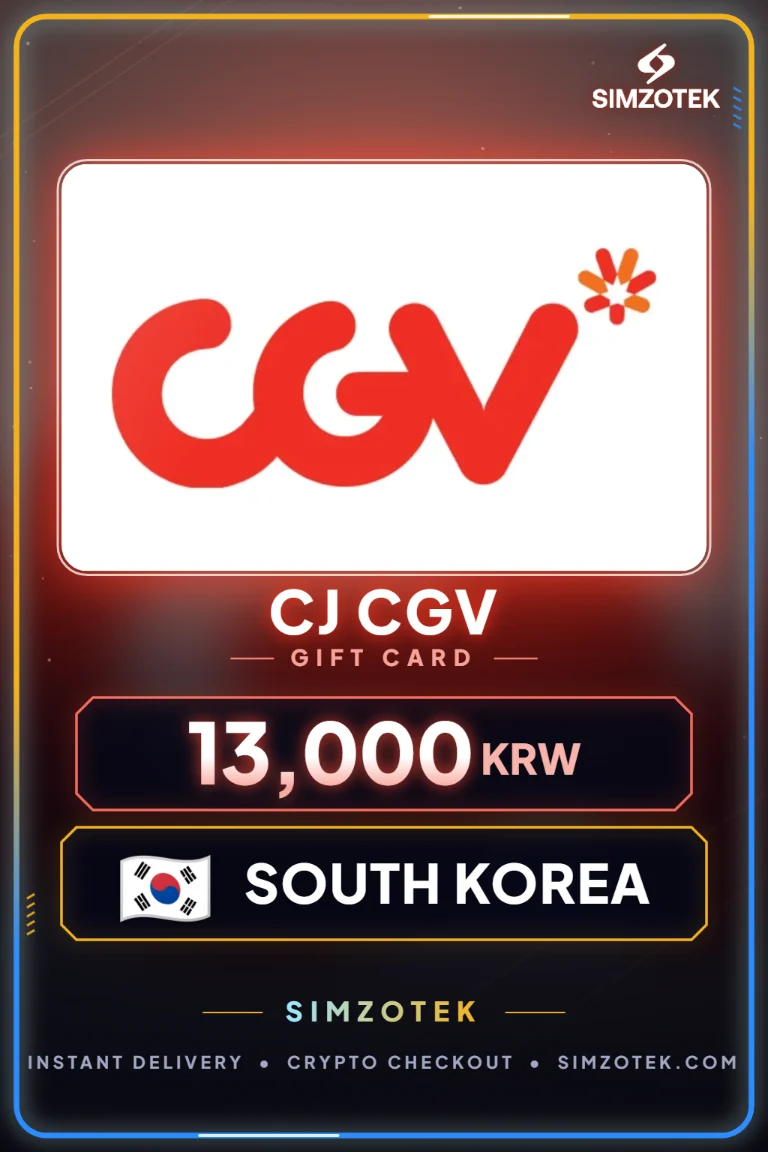 CJ CGV Gift Card (South Korea)