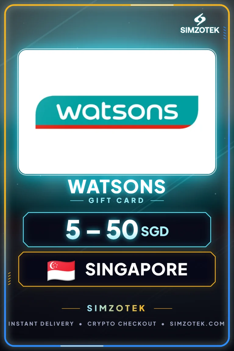 บัตรของขวัญ Watsons (สิงคโปร์)