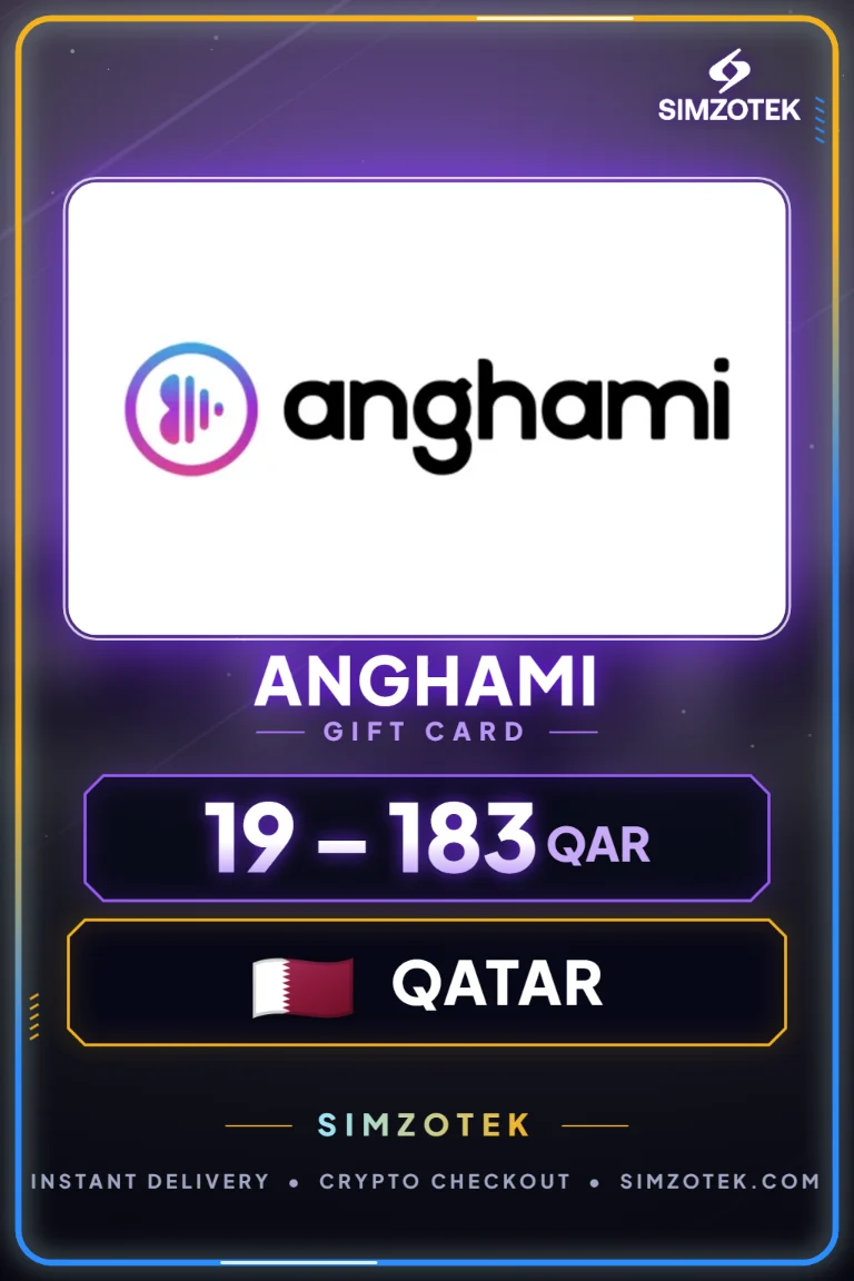 Поклон картица Anghami (Катар)