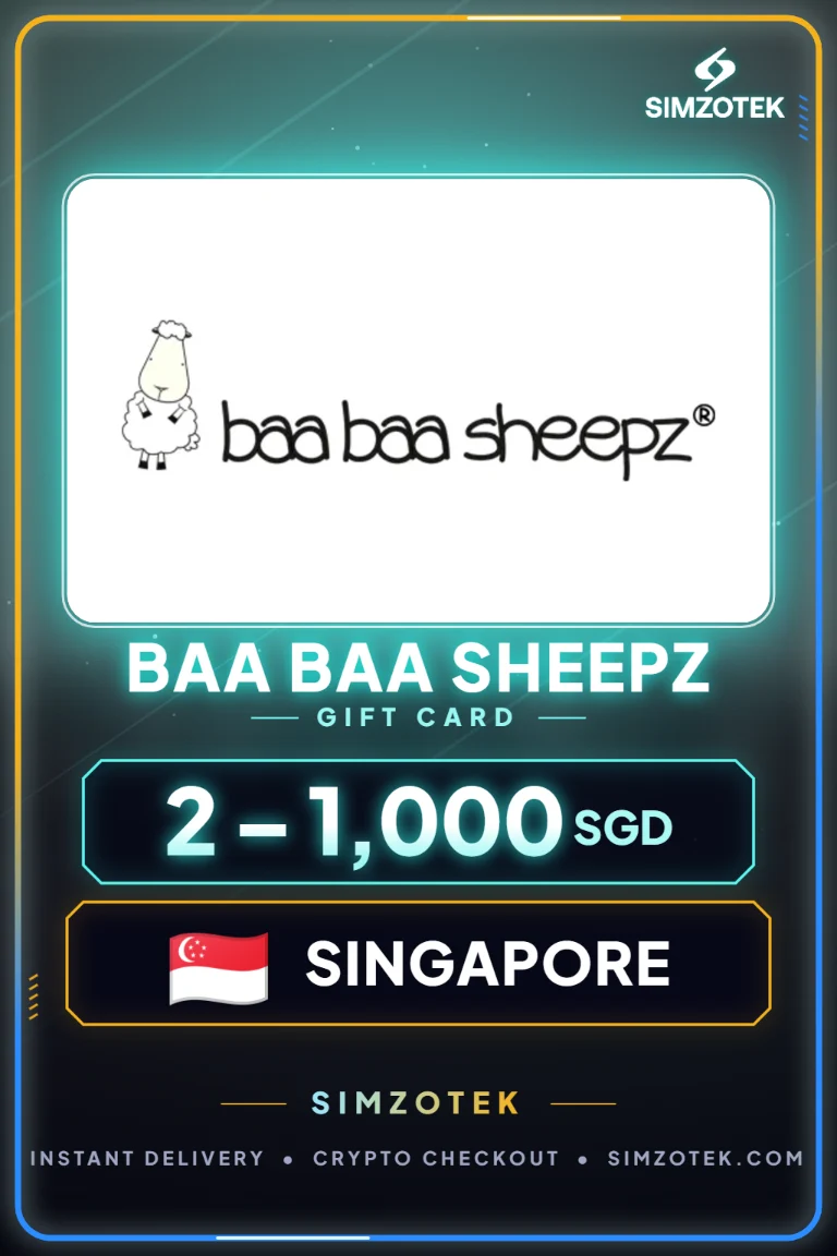 Baa Baa Sheepz Gift Card (Singapore)