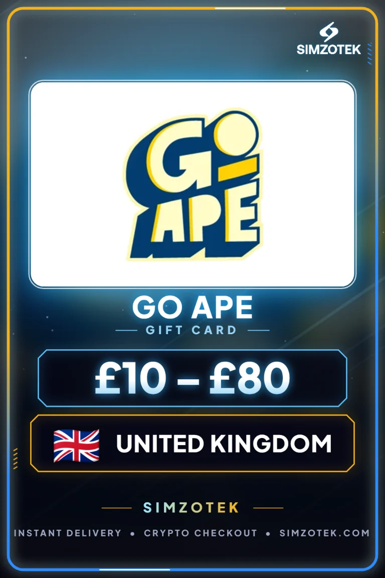 Card cadou Go Ape (Regatul Unit)