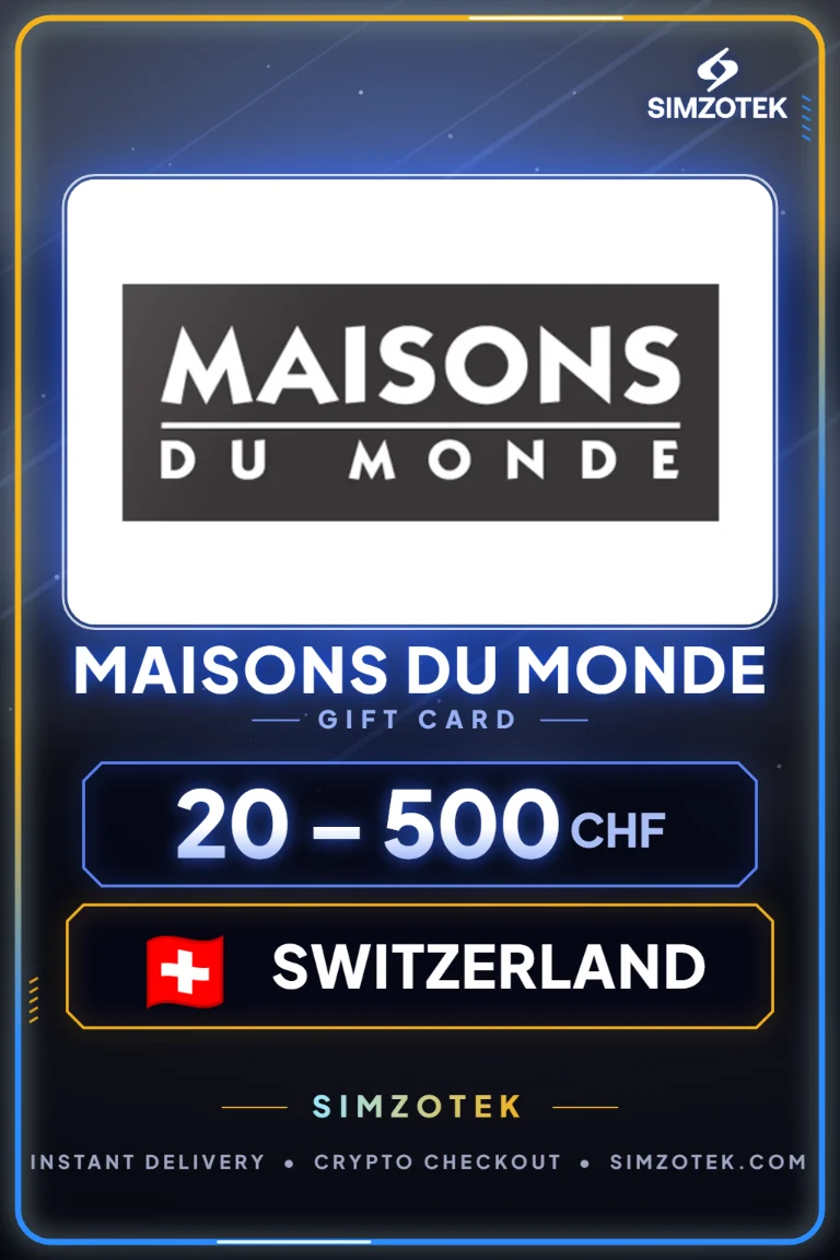 Carta regalo Maisons du Monde (Svizzera)