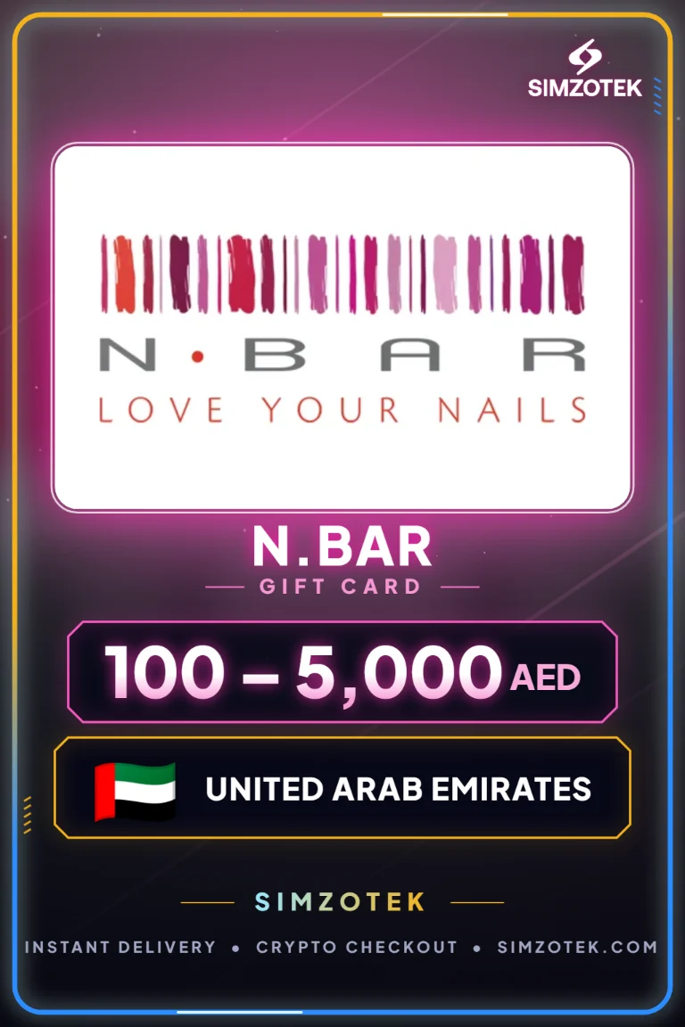 Karta podarunkowa N.BAR (Zjednoczone Emiraty Arabskie)