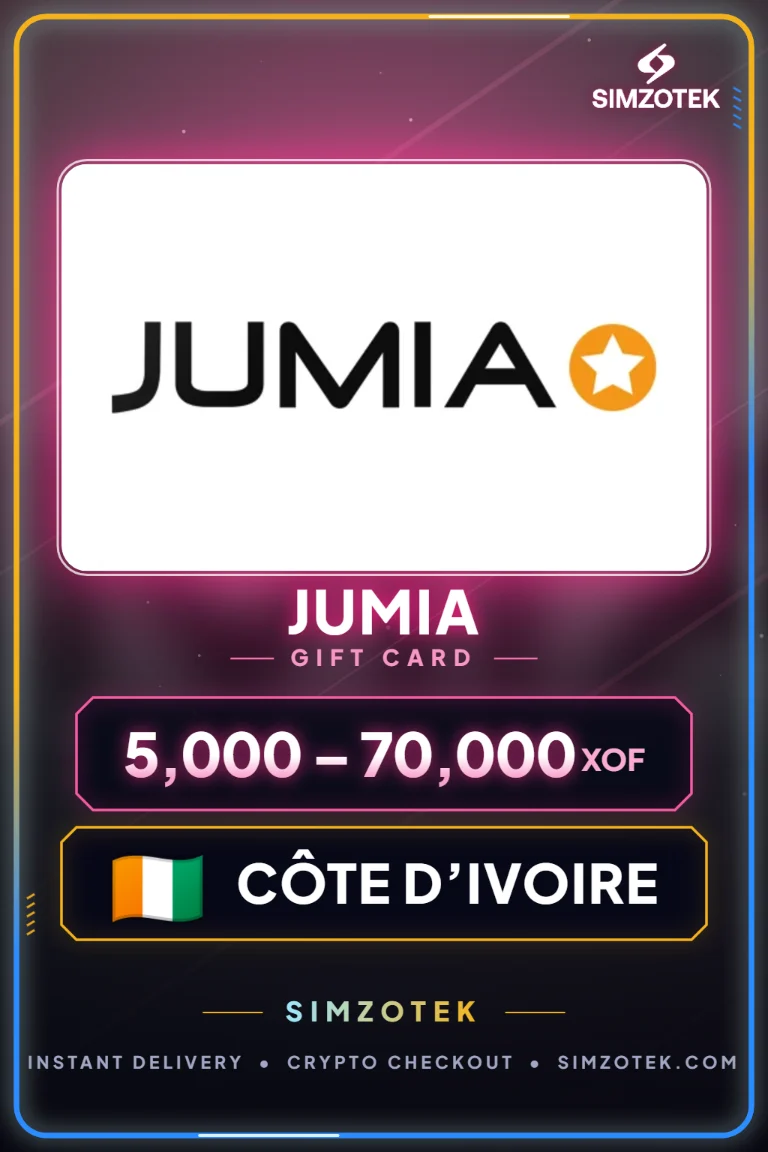 Jumia 기프트카드 (코트디부아르)
