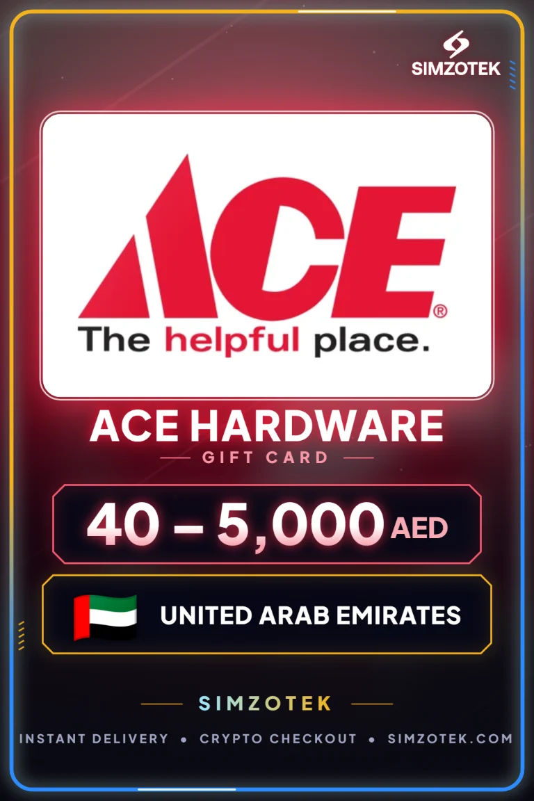 بطاقة هدايا Ace Hardware (الإمارات العربية المتحدة)