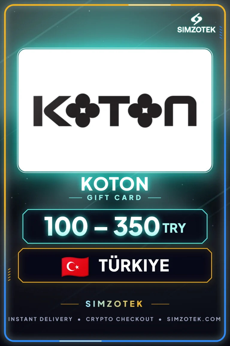 Koton dovanų kortelė (Turkija)