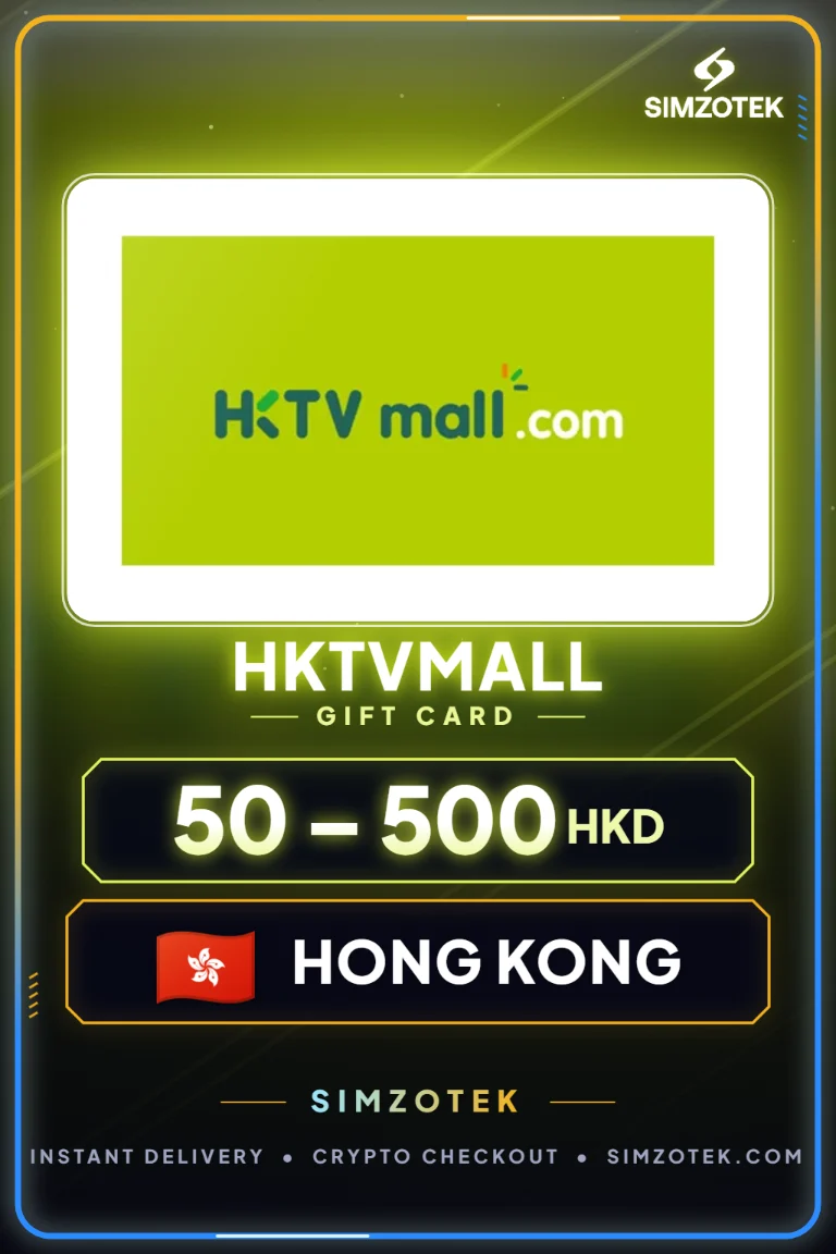 Dárková karta HKTVmall (Hong Kong)