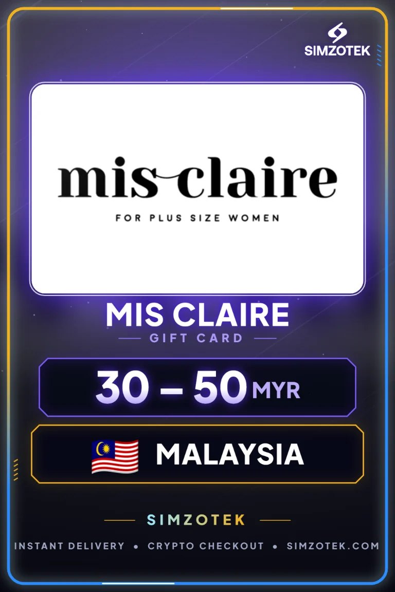 Carta regalo Mis Claire (Malaysia)