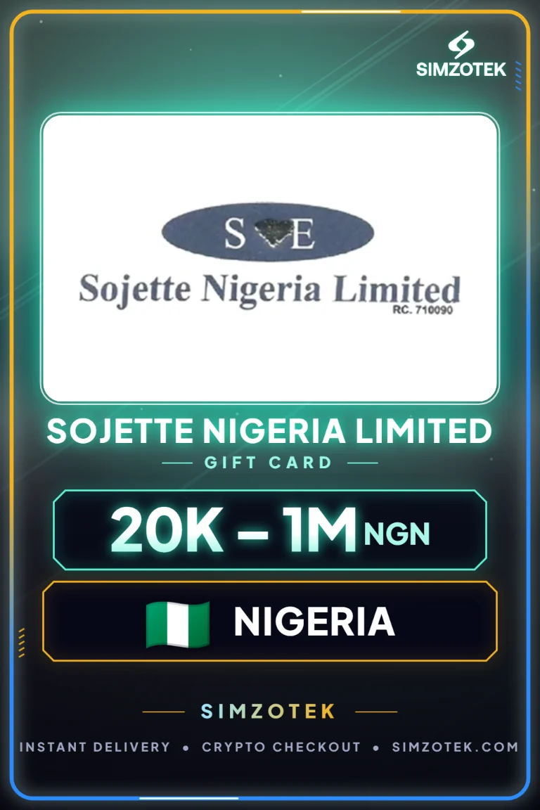 Sojette Nigeria Limited Gift Card (Nigeria)