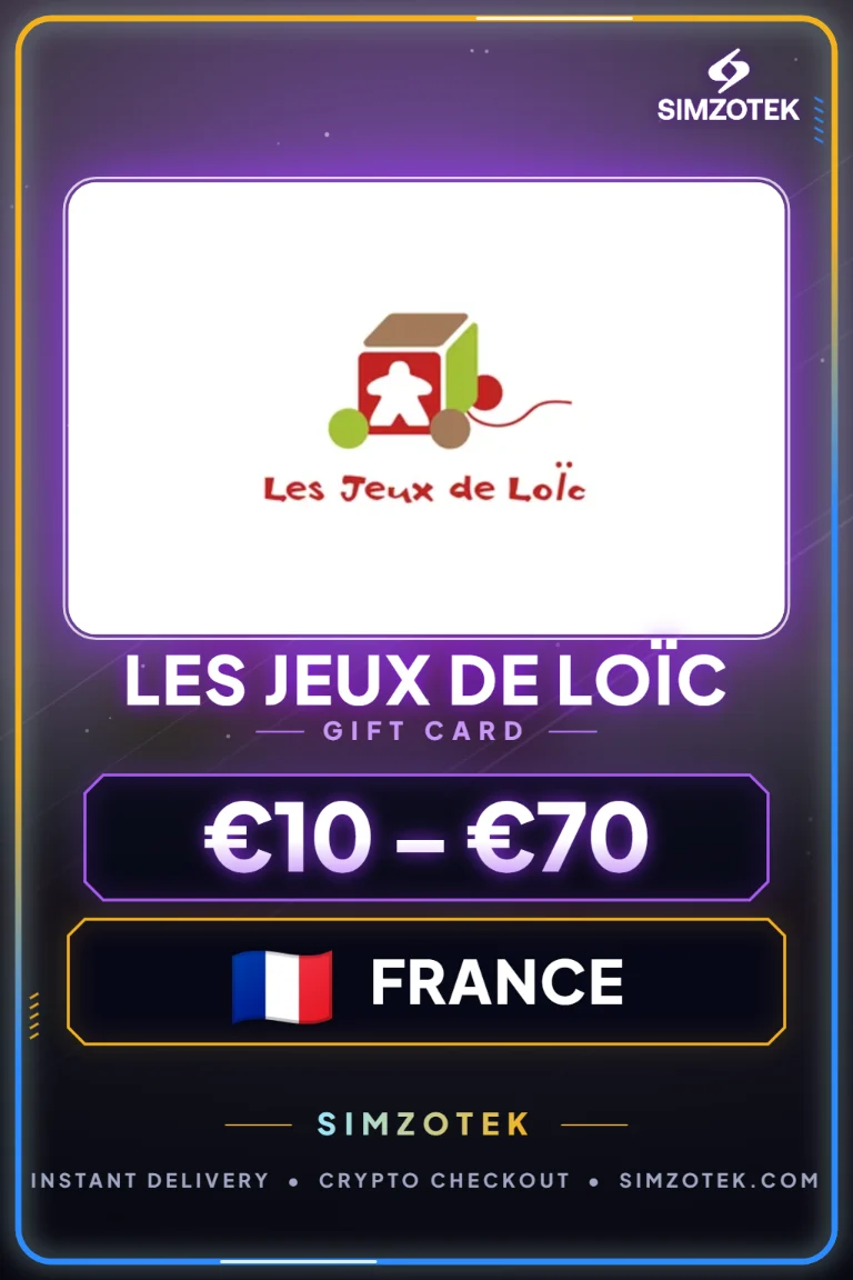 บัตรของขวัญ Les Jeux de Loïc (ฝรั่งเศส)