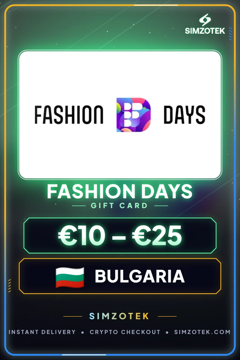 Fashion Days Geschenkkarte (Bulgarien)