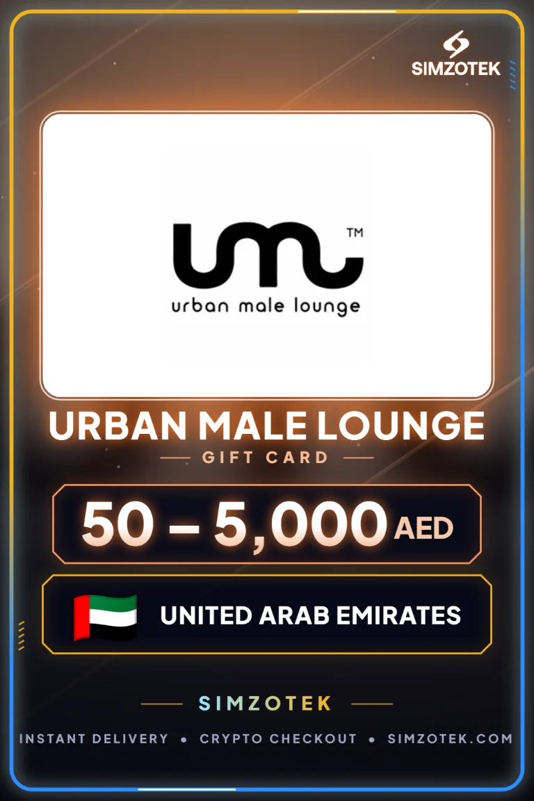 Urban Male Lounge Gift Card (United Arab Emirates)