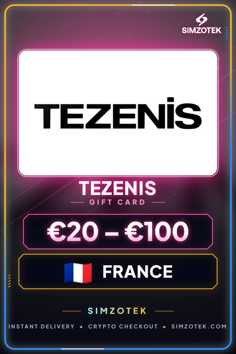 บัตรของขวัญ Tezenis (ฝรั่งเศส)