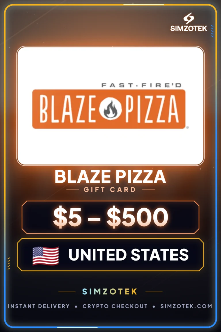 Blaze Pizza Gift Card (United States)