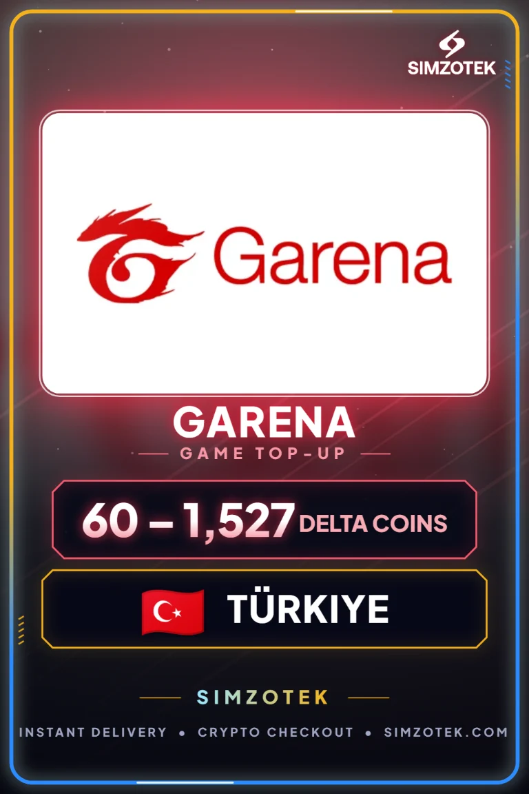Garena Delta Force Delta Coins Code (ตุรกี)