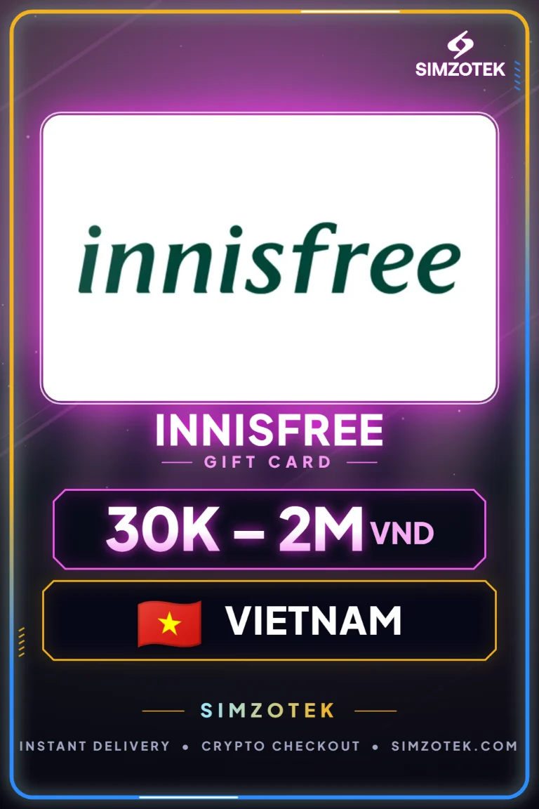 Dárková karta innisfree (Vietnam)