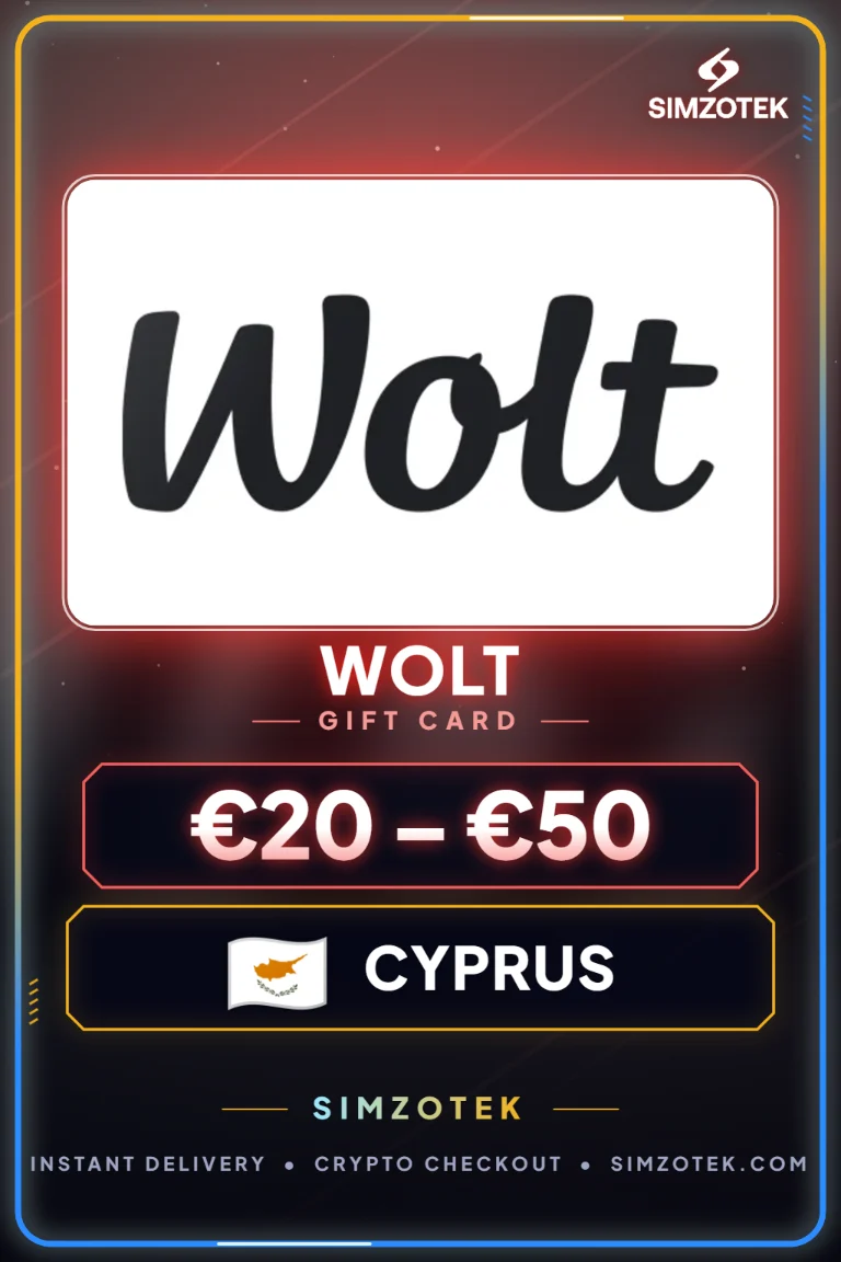 Wolt dāvanu karte (Kipra)