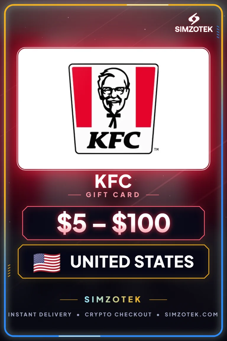 KFC Geschenkkarte (Vereinigte Staaten)