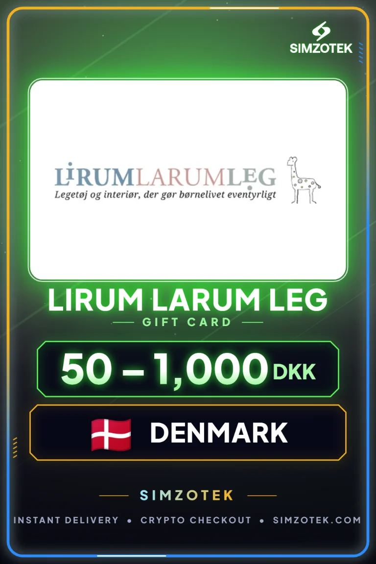 Karta podarunkowa Lirum Larum Leg (Dania)