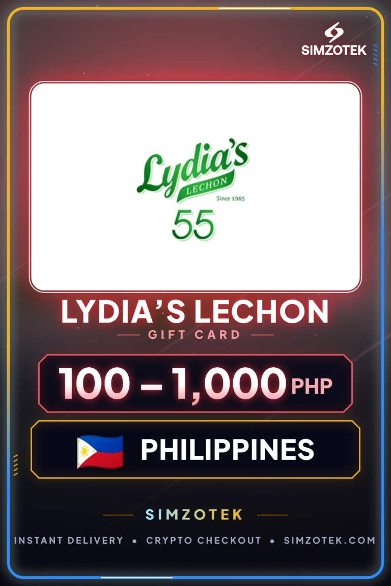 Dárková karta Lydia’s Lechon (Filipíny)