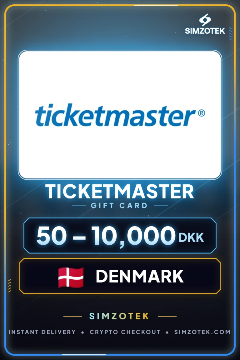 Dárková karta Ticketmaster (Dánsko)