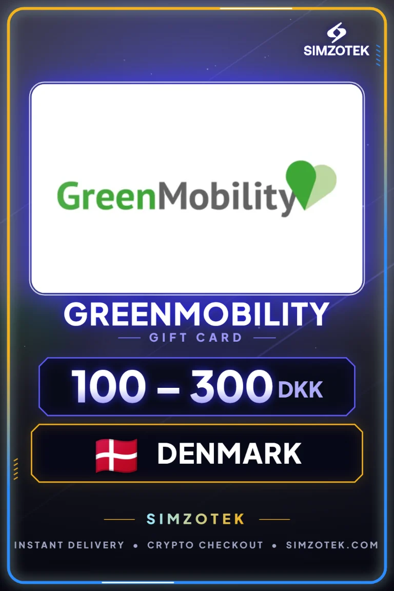 بطاقة هدايا GreenMobility (الدانمرك)