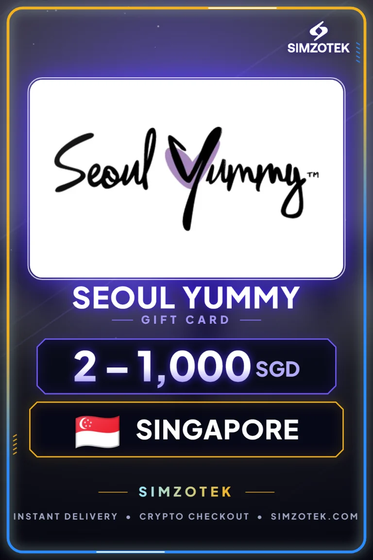 บัตรของขวัญ Seoul Yummy (สิงคโปร์)