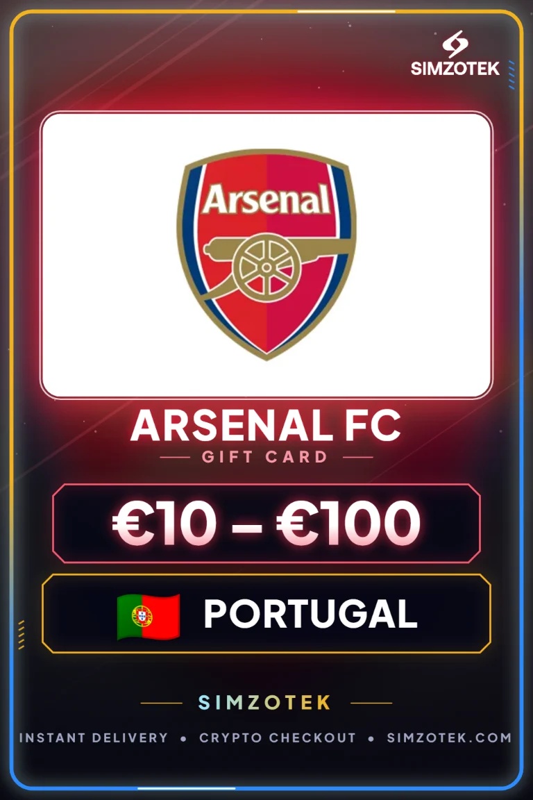 Arsenal FC 禮品卡 (葡萄牙)