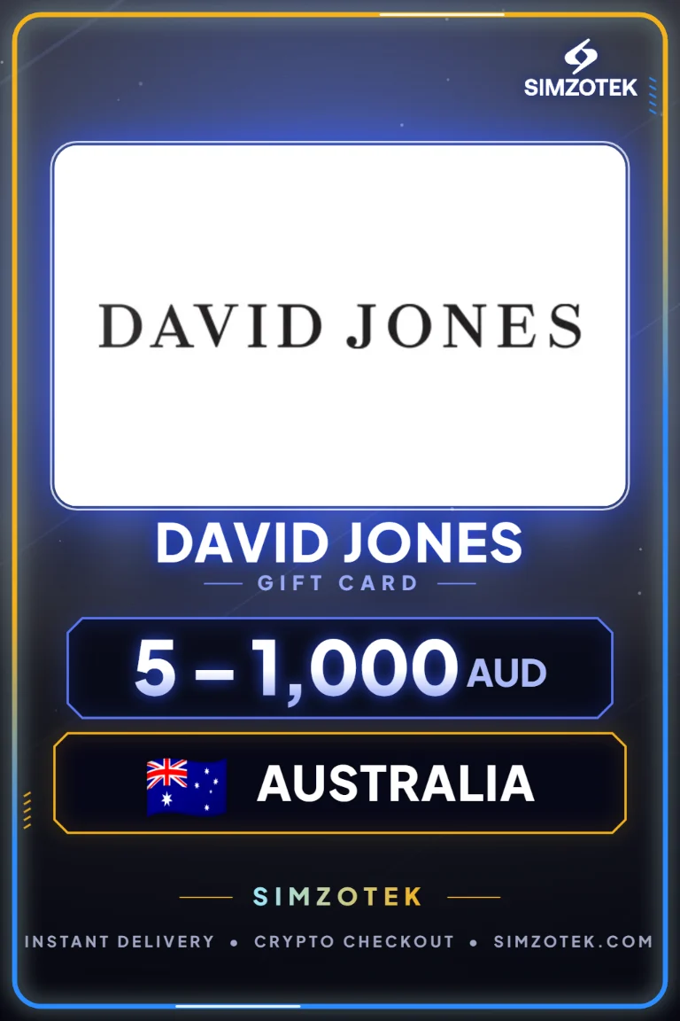 David Jones Gift Card (Australia)