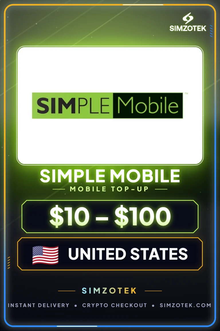 Simple Mobile Mobile Top-Up (Сједињене Државе)