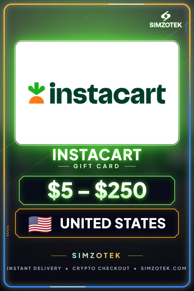 Instacart dovanų kortelė (Jungtinės Valstijos)