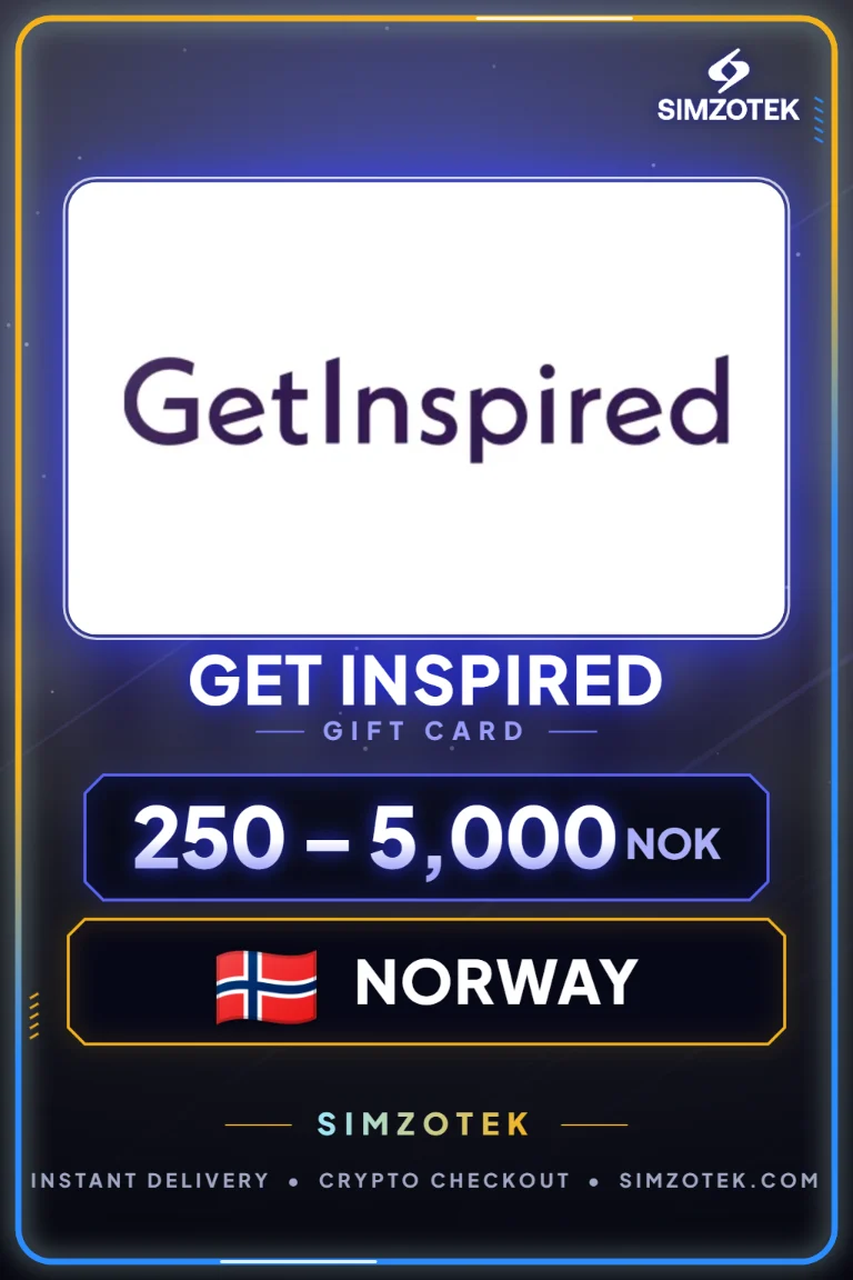 Carta regalo Get Inspired (Norvegia)