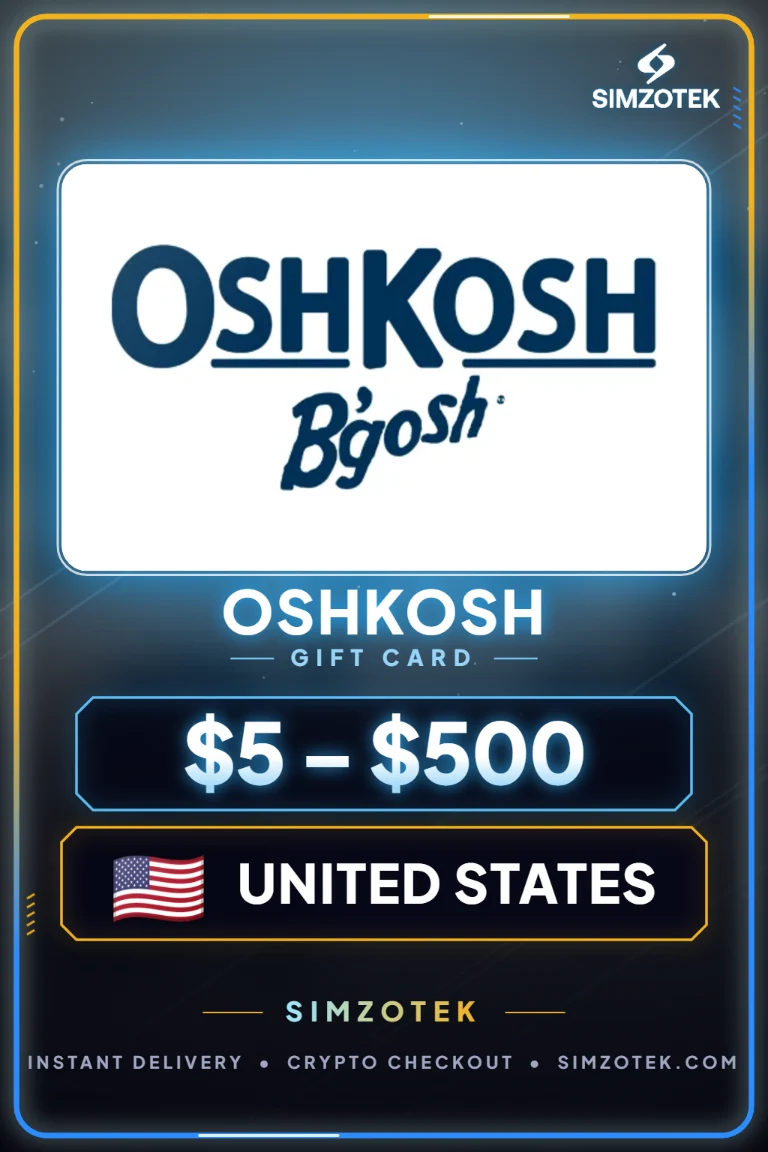 بطاقة هدايا Oshkosh (الولايات المتحدة)