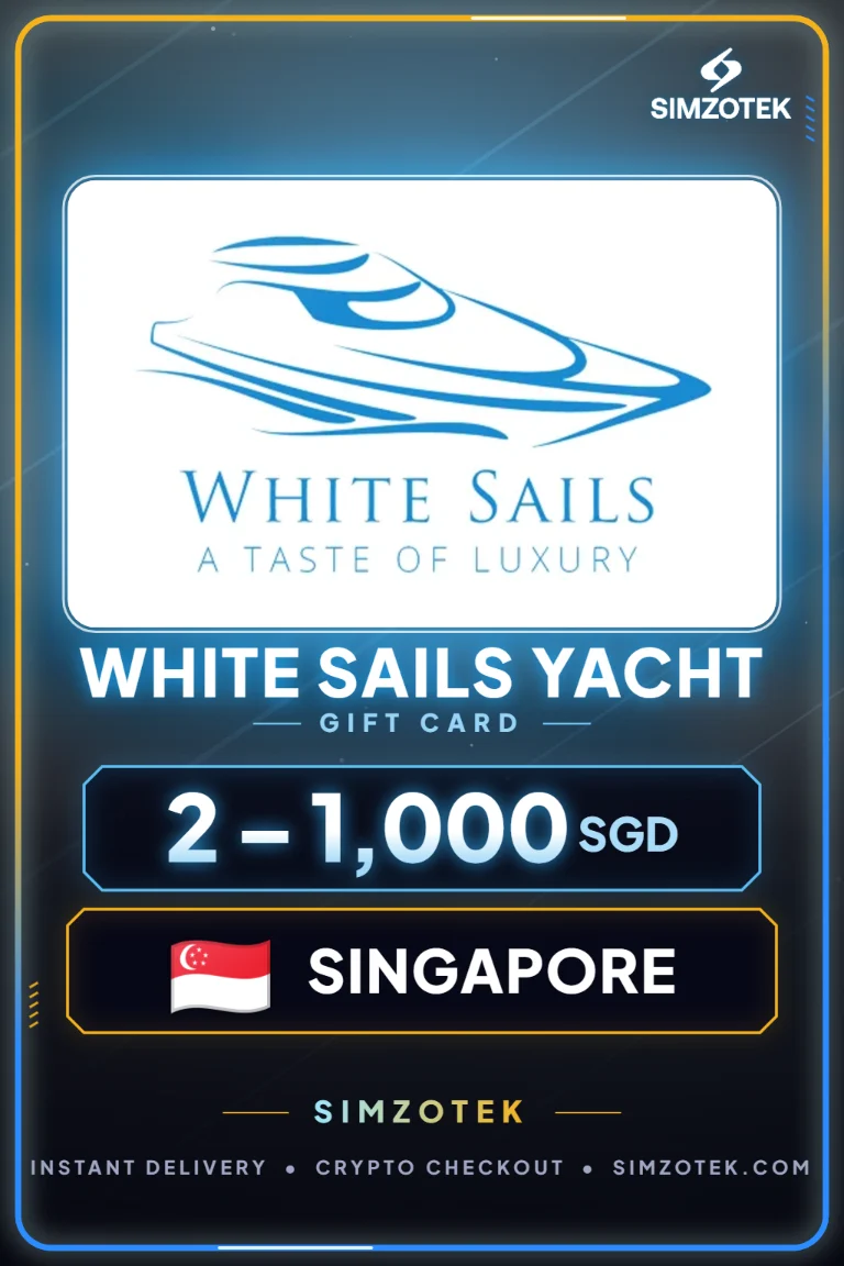 บัตรของขวัญ White Sails Yacht (สิงคโปร์)