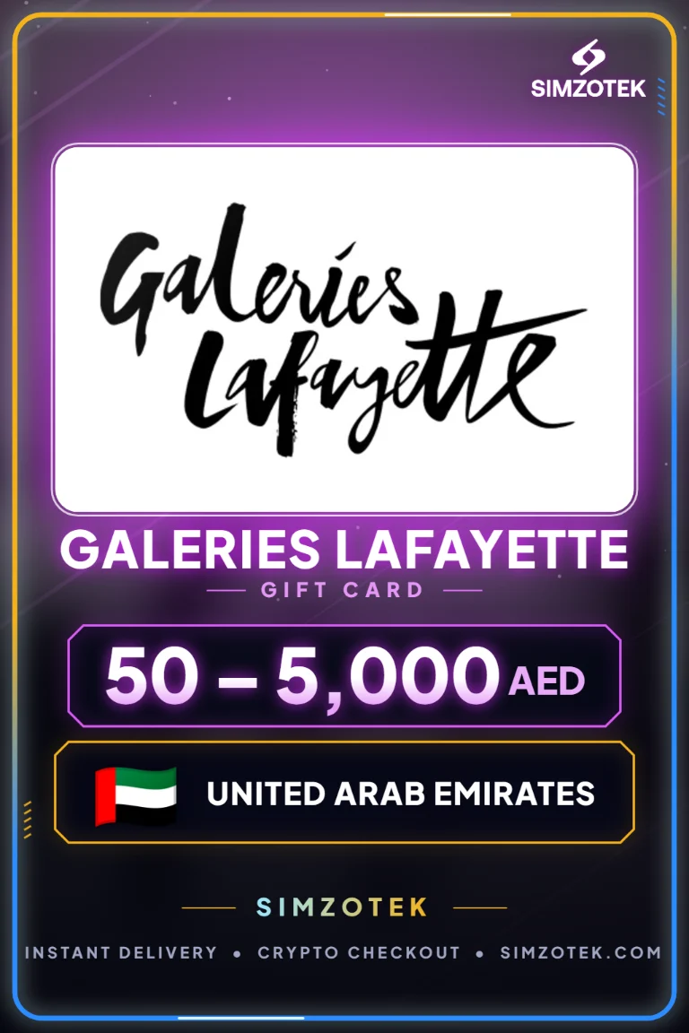 Galeries Lafayette dovanų kortelė (Jungtiniai Arabų Emyratai)