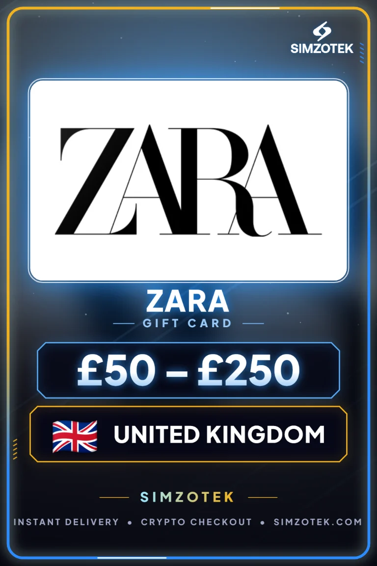 บัตรของขวัญ Zara (สหราชอาณาจักร)