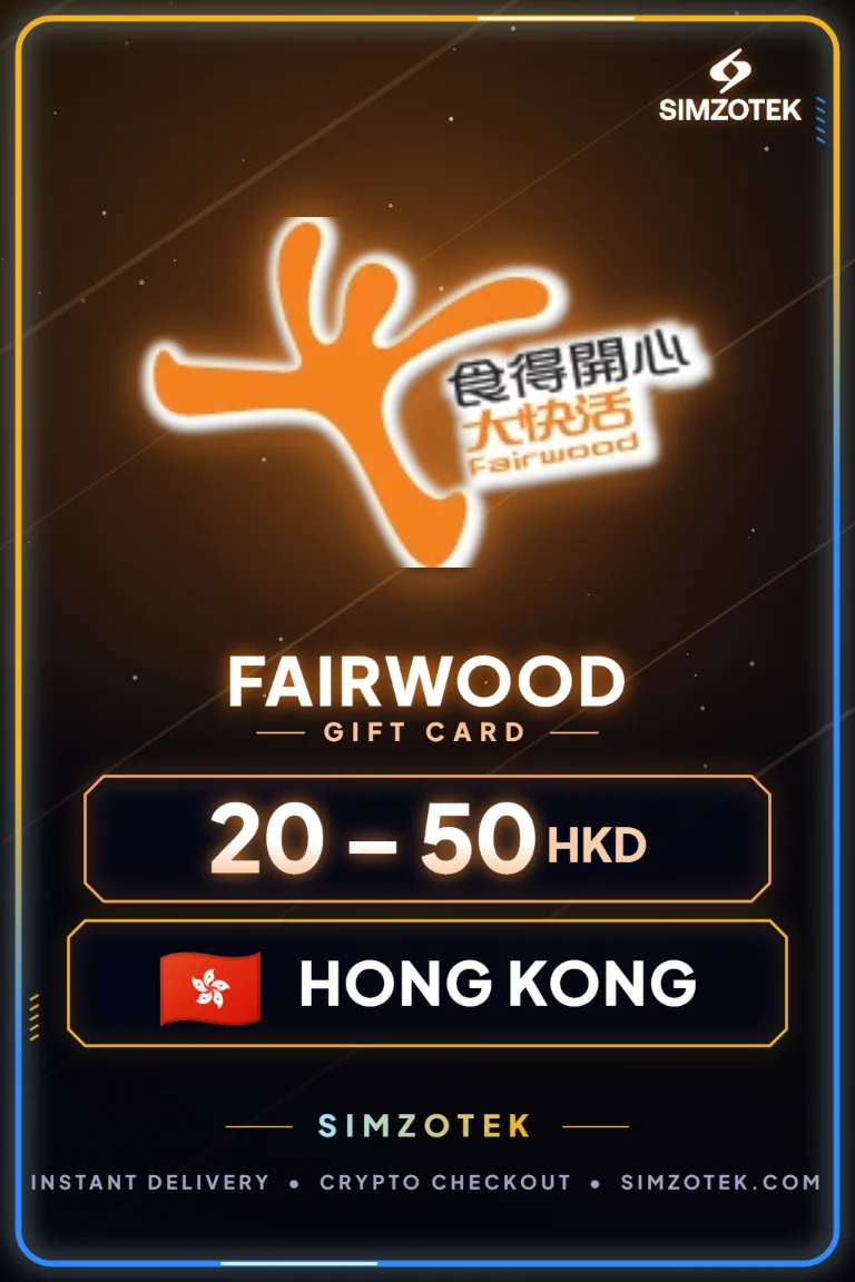 Carta regalo Fairwood (Hong Kong)