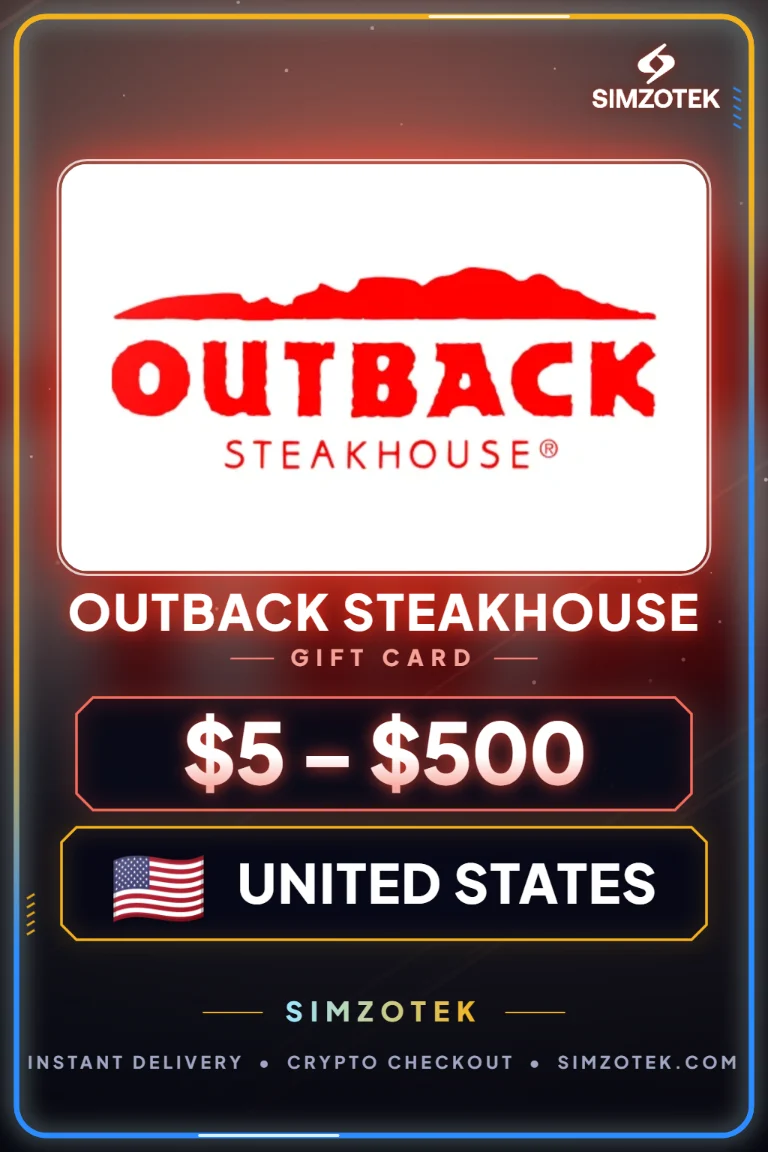Outback Steakhouse 기프트카드 (미국)