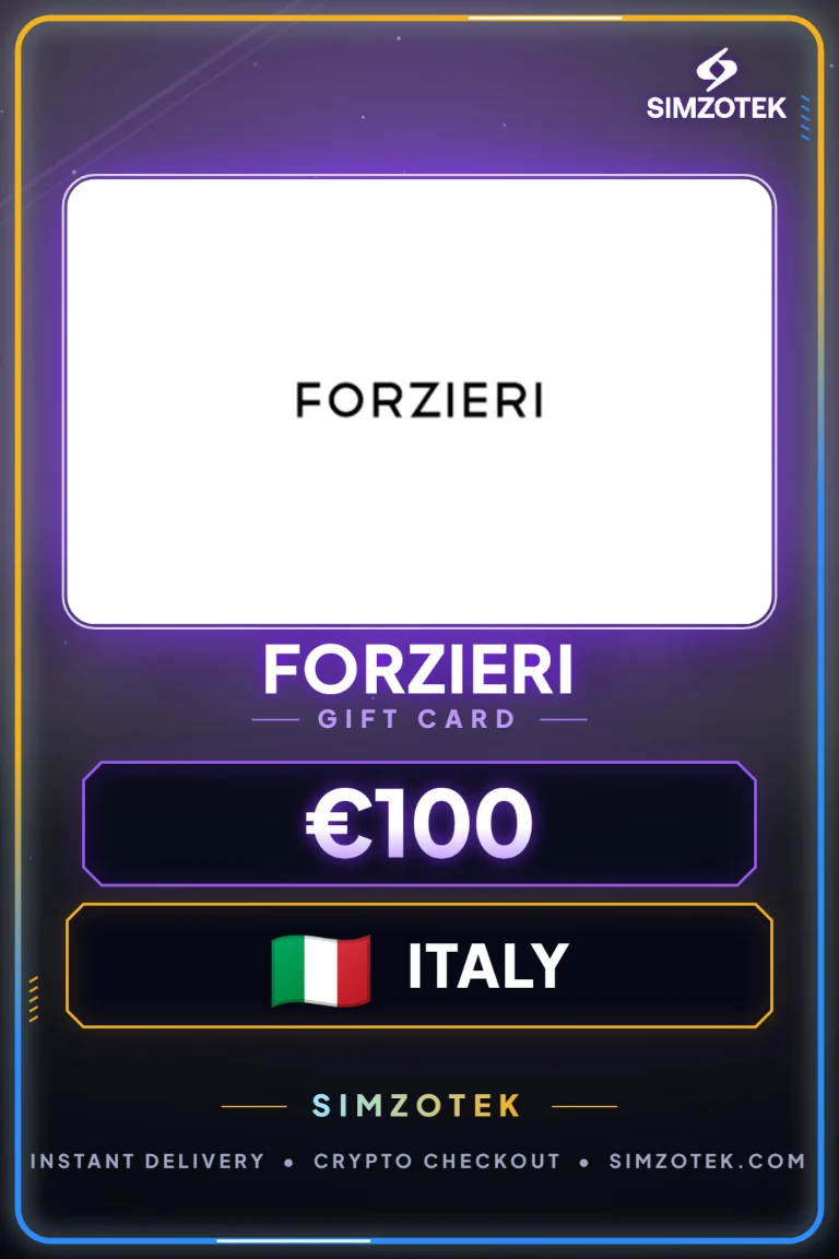 Dárková karta FORZIERI (Itálie)