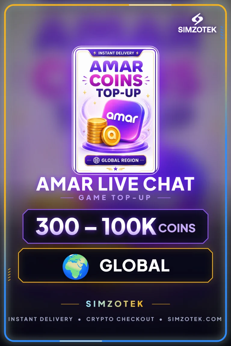 Amar Live Chat Coins Top-Up (globale)