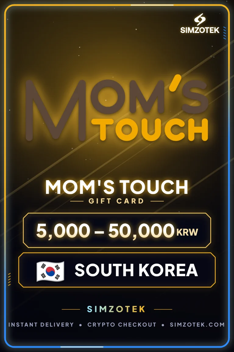 Dárková karta Mom's Touch (Jižní Korea)