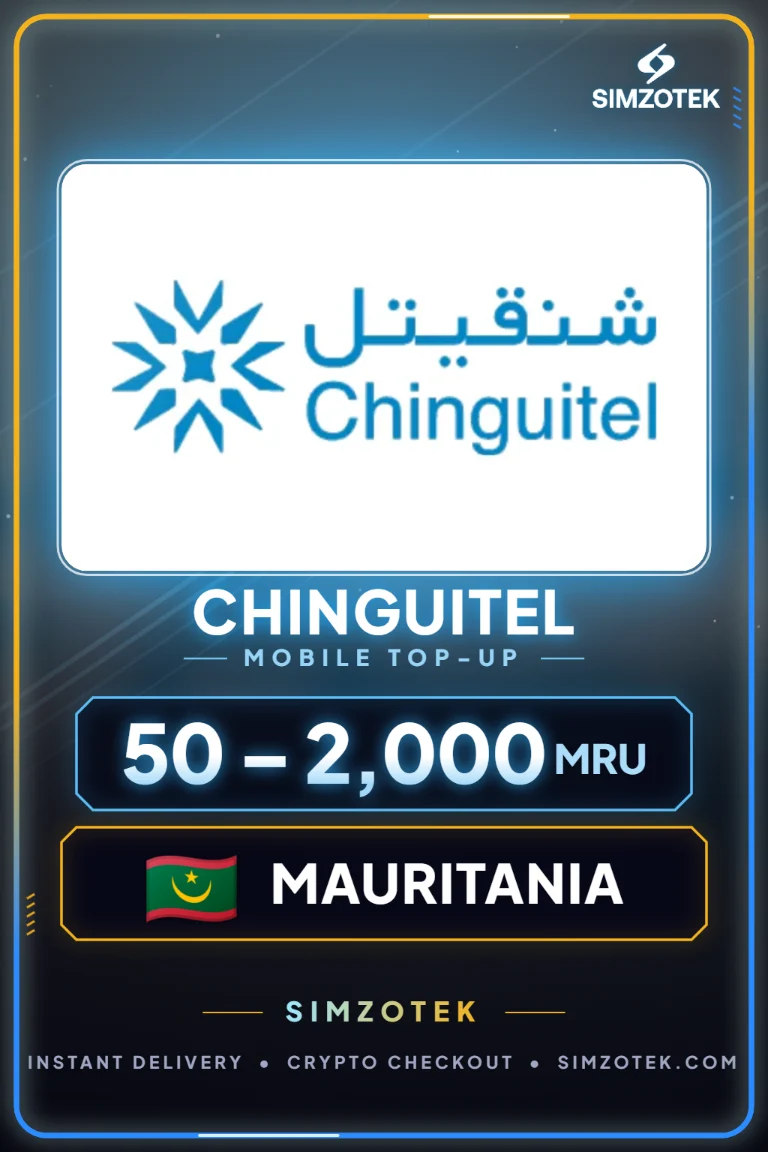 เติมเงินมือถือ Chinguitel (มอริเตเนีย)