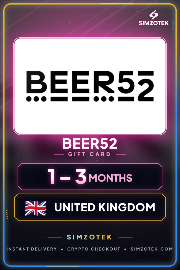 Beer52 Geschenkkarte (Vereinigtes Königreich)