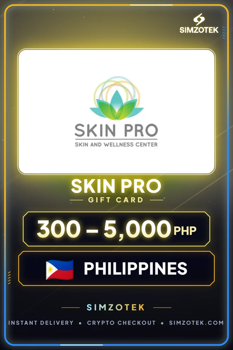 บัตรของขวัญ Skin Pro (ฟิลิปปินส์)